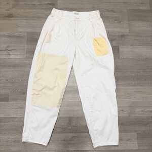 Anthropologie Pilcro Rolled-Hem Utility Chino Patch Pant Size 27